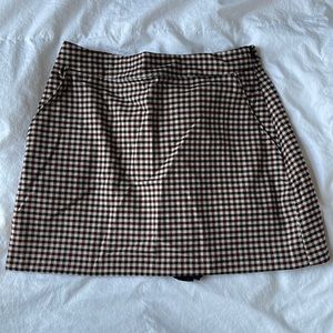 Abercrombie plaid mini skirt size small